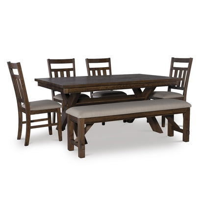 Turino Rustic Umber 6 PC Dining Set