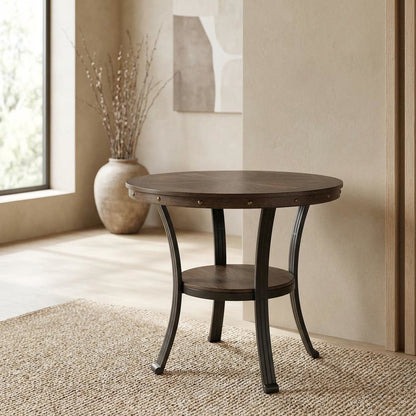 Natural, Side Table, Quality Build, Durable Wood Frame