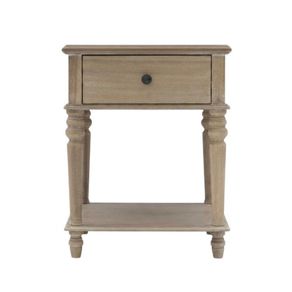Natural, Side Table, Quality Build, Durable Wood Frame
