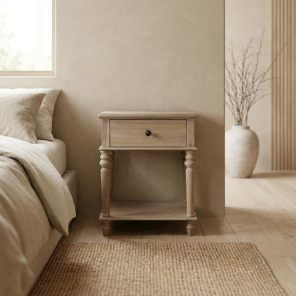 Natural, Side Table, Quality Build, Durable Wood Frame