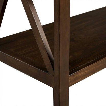Antique Tobacco Coffee Table with Sturdy Wooden Top and Modern Design