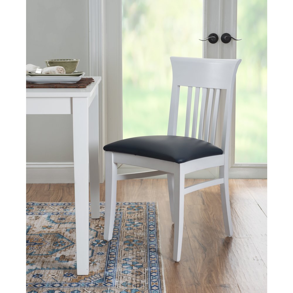 Jenny Upholstered  Chair White Set Of 2
