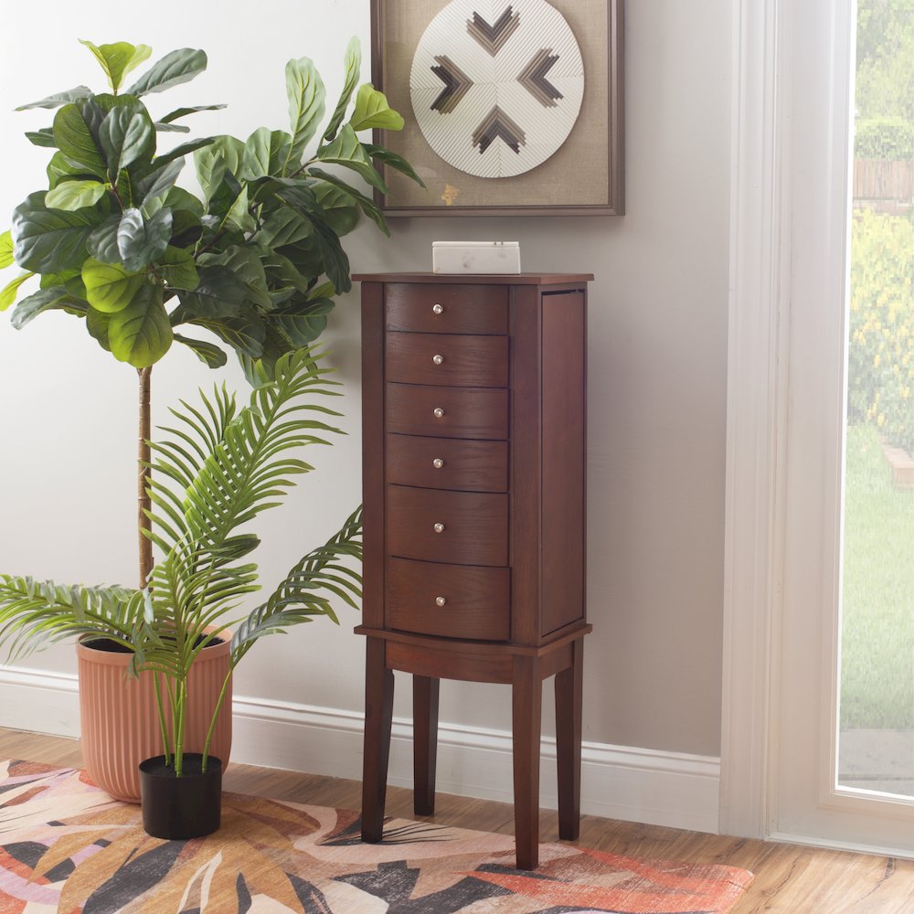 Merlot Jewelry Armoire