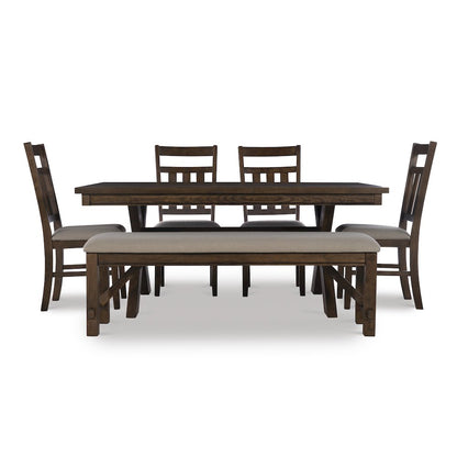 Turino Rustic Umber 6 PC Dining Set