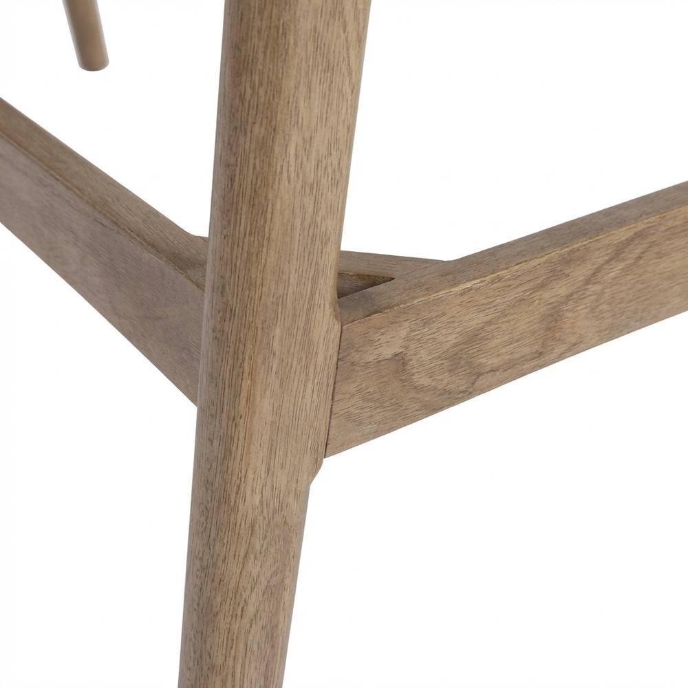 Rubberwood and MDF Computer Desk with Finish and Sturdy Build