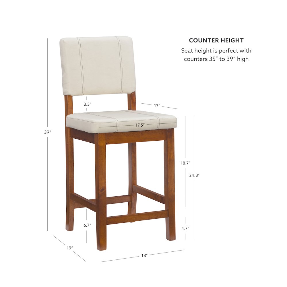 Milano Counter Stool Cream