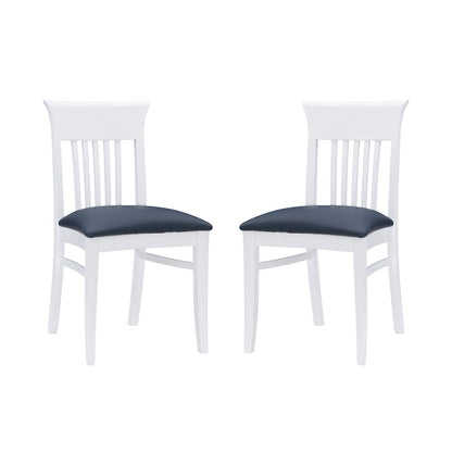 Jenny Upholstered  Chair White Set Of 2