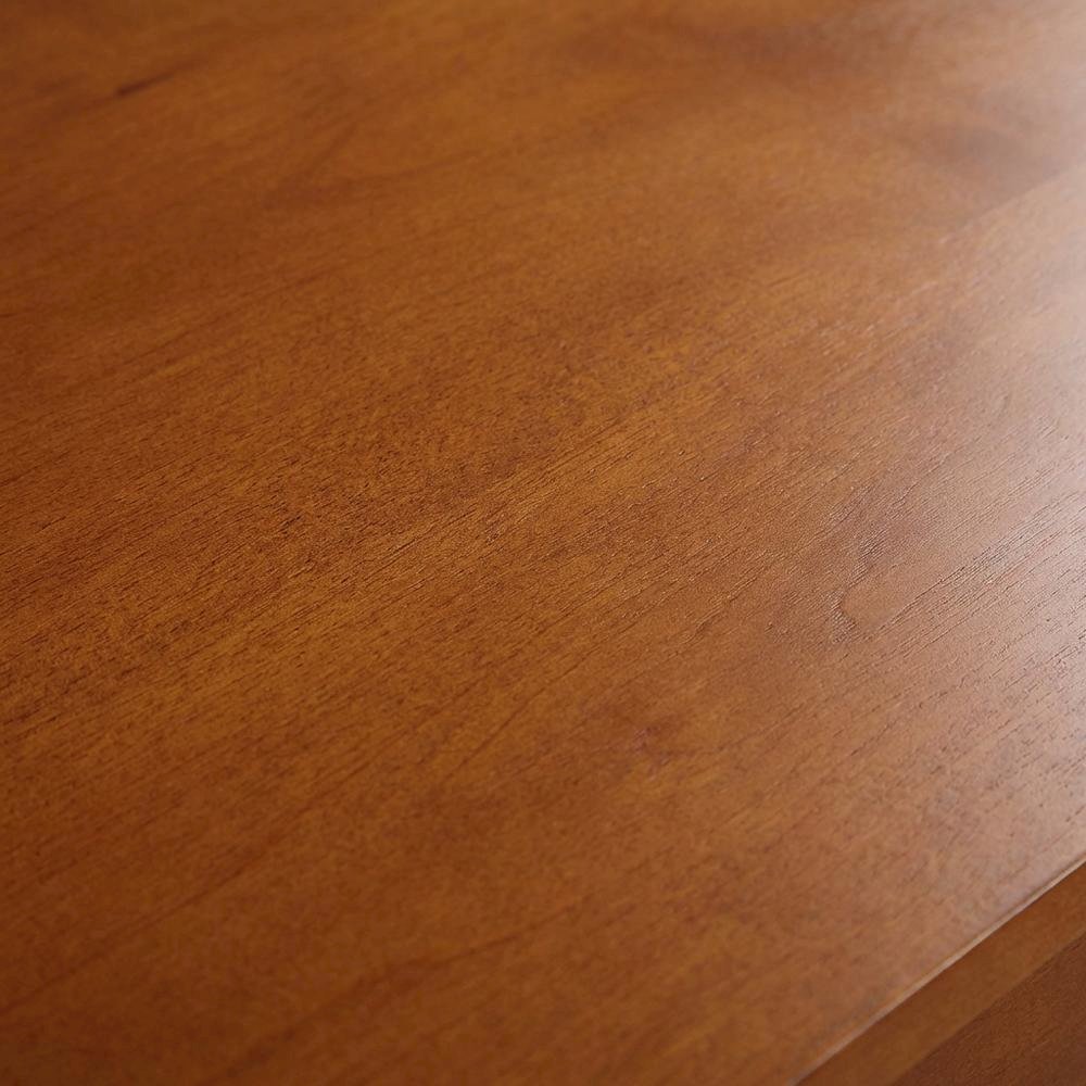Walnut Office Desk in Solid Wood and Veneer Finish with Spacious Surface