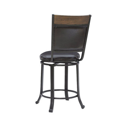 Franklin Swivel 24 inch Counter Stool Brown