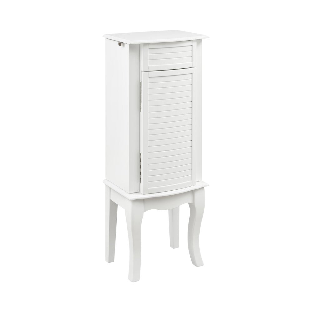 Elna Jewelry Armoire White
