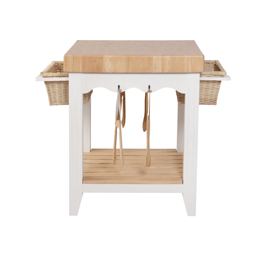 White Kitchen Island
