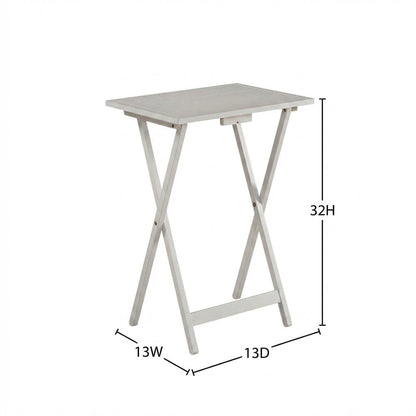Modern Tray Tables with Wooden Finish for Versatile Throw Surface