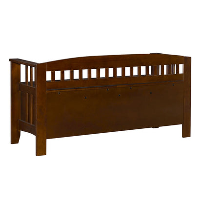 Split Seat Storage Bench
