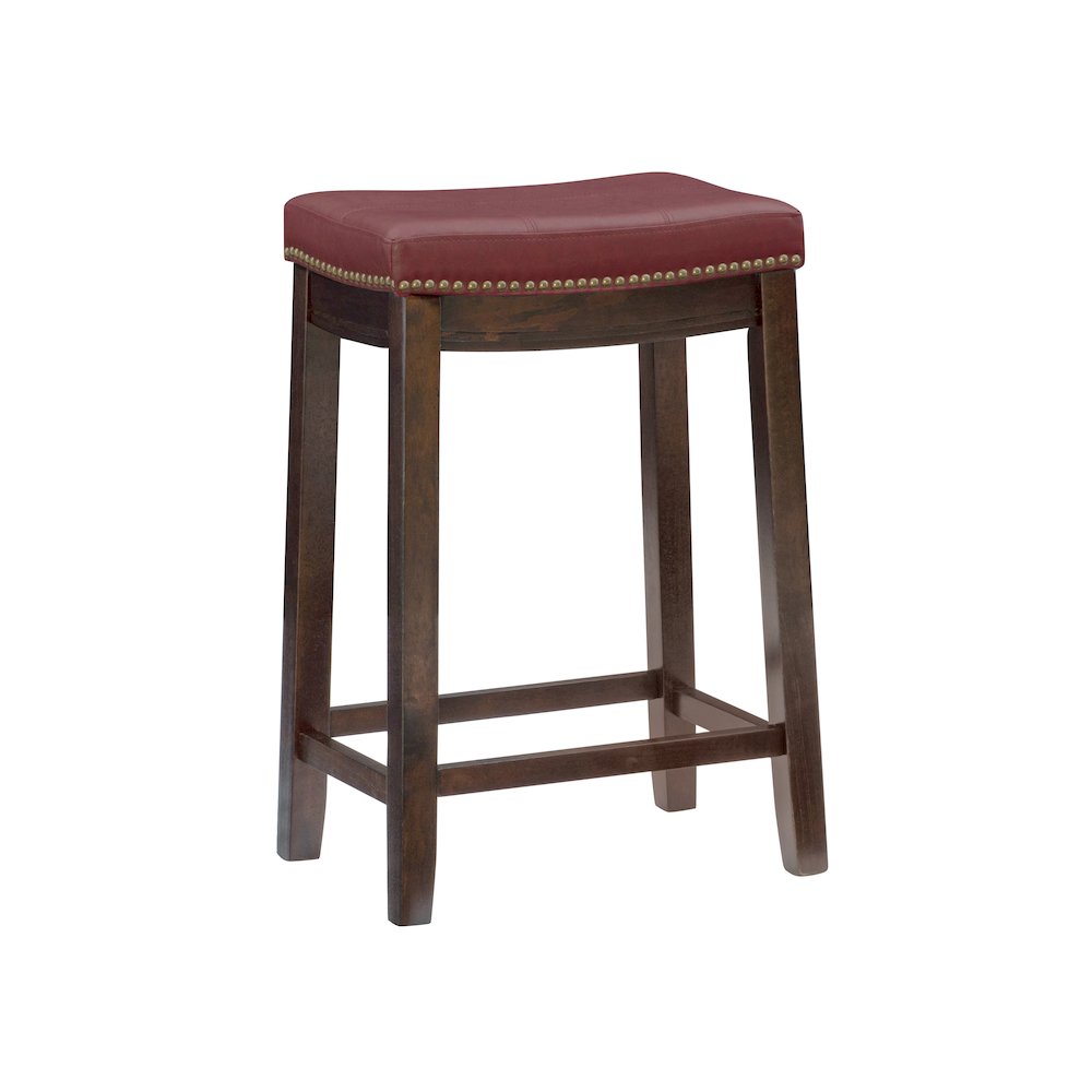 Claridge Red Counter Stool