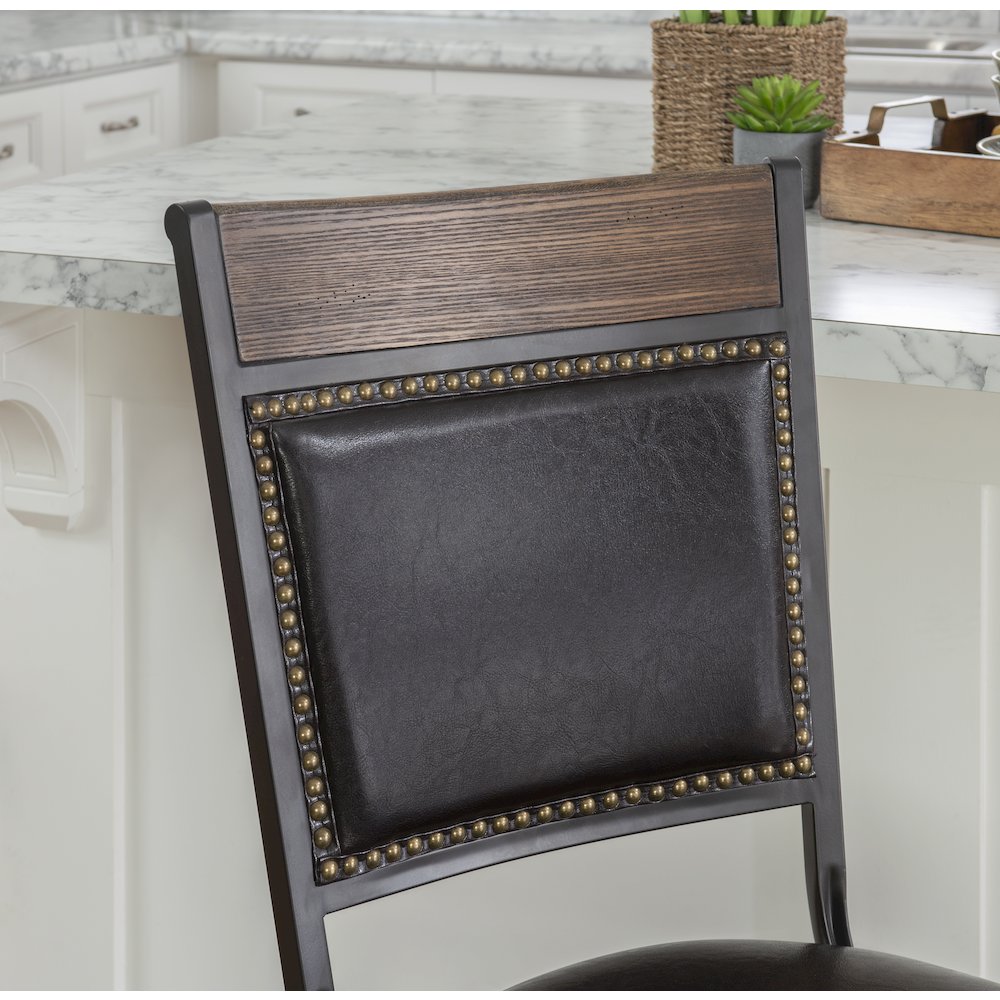 Franklin Swivel 24 inch Counter Stool Brown