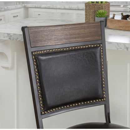 Franklin Swivel 24 inch Counter Stool Brown