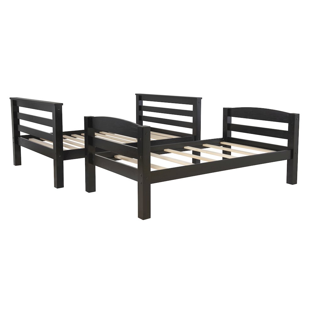 Levi Twin Full Bunk Black
