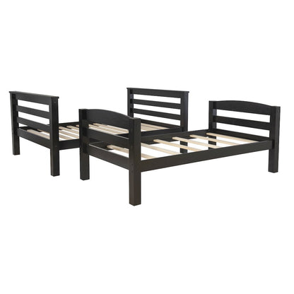 Levi Twin Full Bunk Black