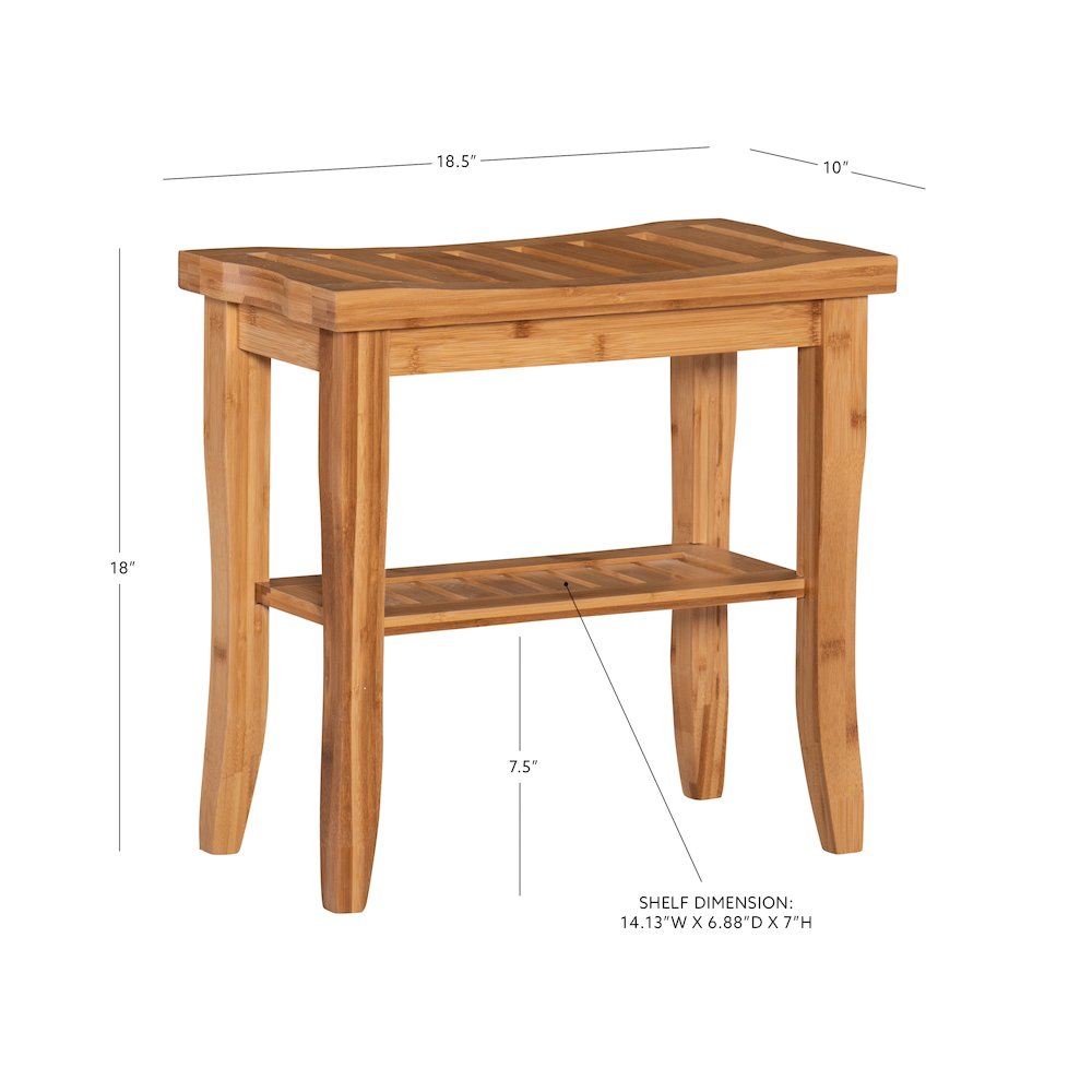 Bracken Bamboo Stool
