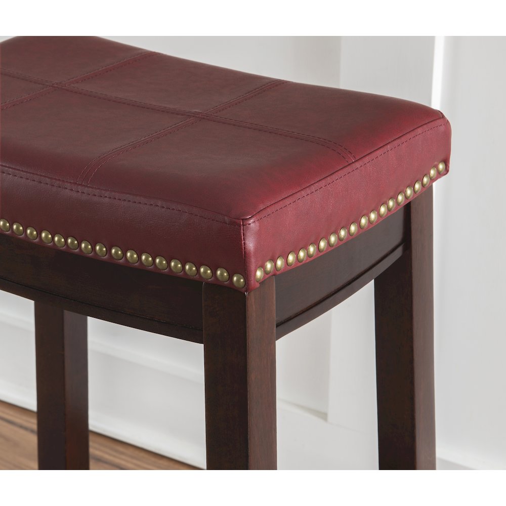 Claridge Red Counter Stool