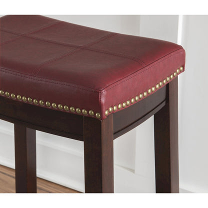 Claridge Red Counter Stool