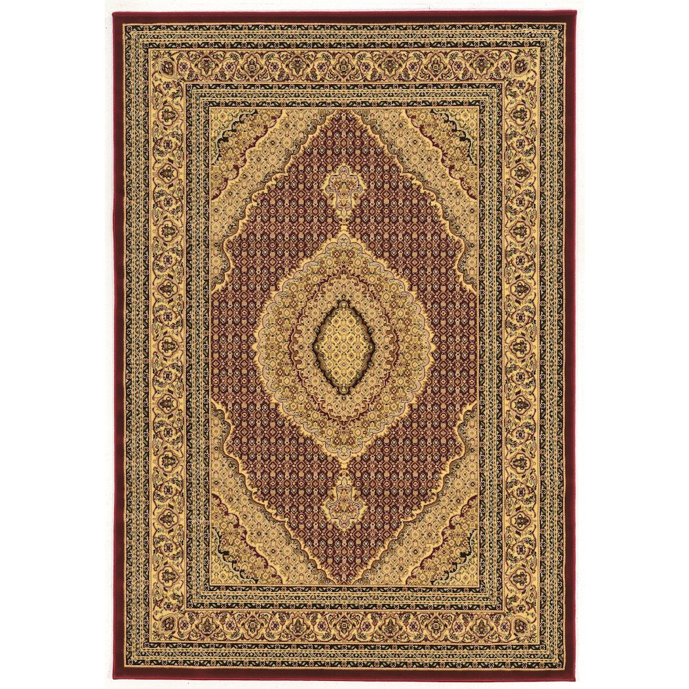 Persian Treasures Mahi Tabriz Red 8' Round Rug