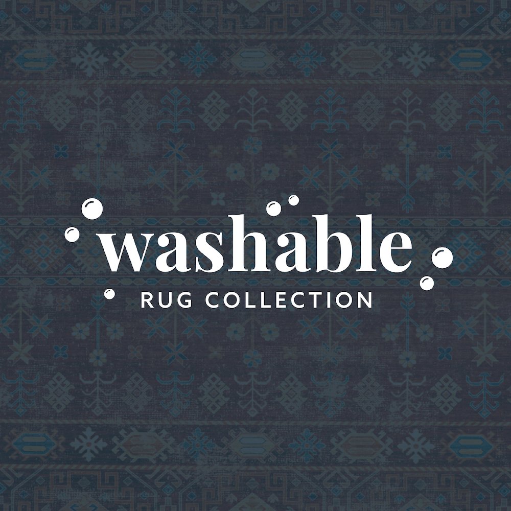 Washable Devlin Red/Ivory 2x3, Rug