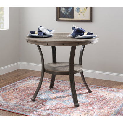 Franklin Gathering Counter Height 42 inch - Round Pub Table Pewter