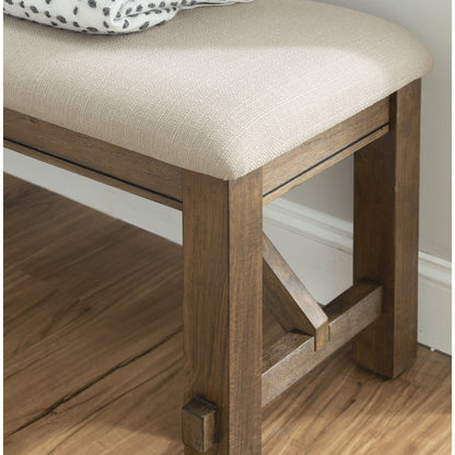Turino Rustic Umber Bench