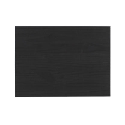 Cary Black Six Drawer Wide Rolling Storage Cart Black