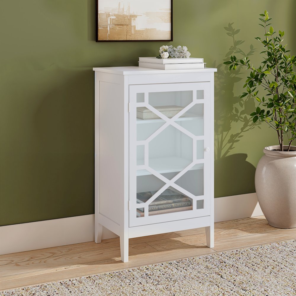 Fetti White Small Cabinet