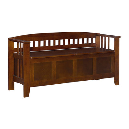 Split Seat Storage Bench