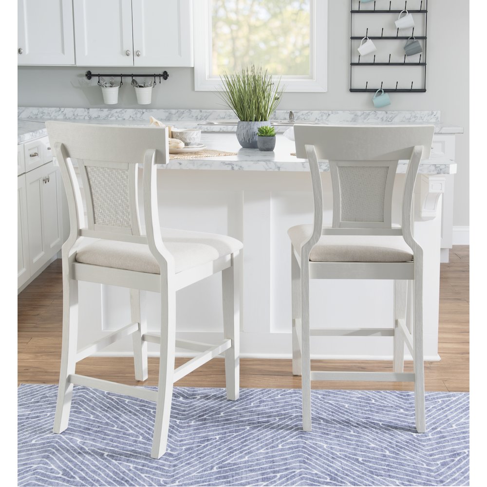 Rylan Counter Stool Creamy White