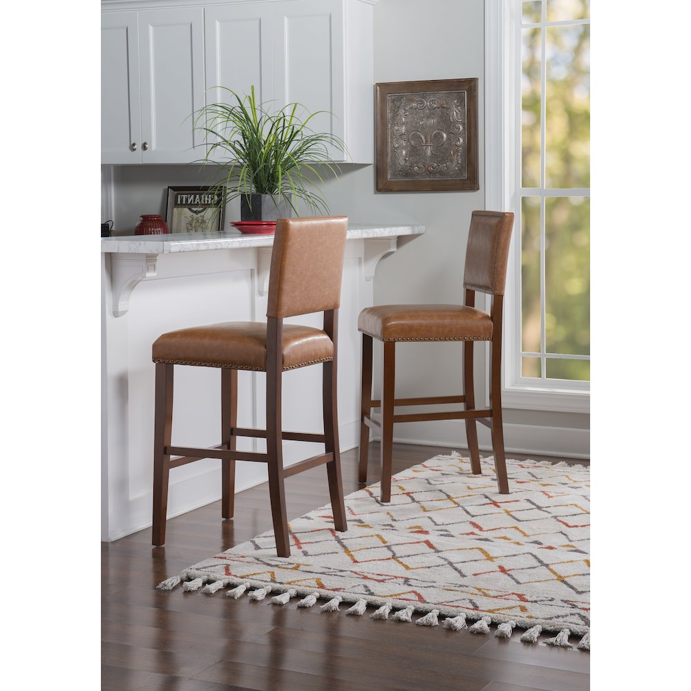 Brook Bar Stool30 Caramel