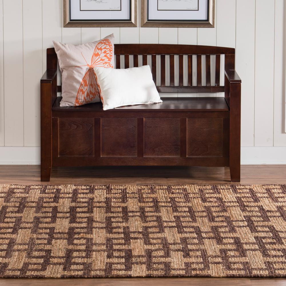 Soumak Beige & Brown 5x8, Rug