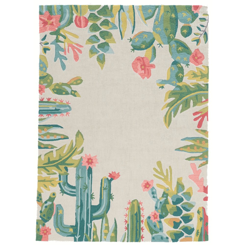 Trio Saguaro Ivory & Multi 5x7, Rug