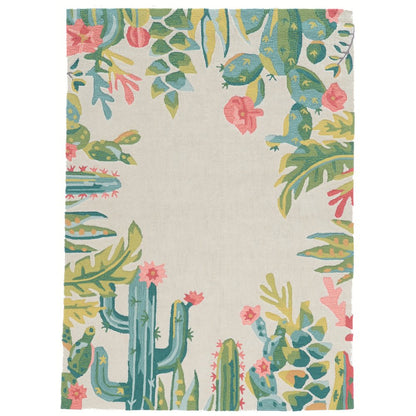 Trio Saguaro Ivory & Multi 5x7, Rug
