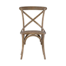 Gray Bentwood Dining Chairs with Elm Wood Finish, Comfortable Seat, Set of Two