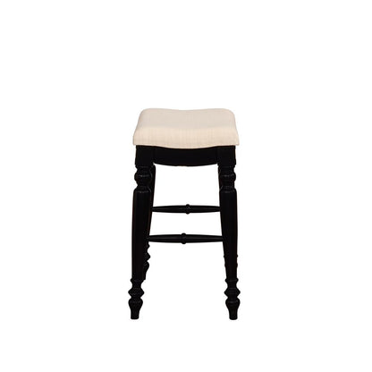Marino Black Backless Counter Stool
