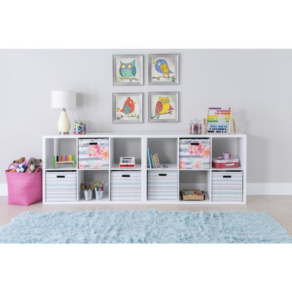 Galli 6 Cubby Storage Cabinet White