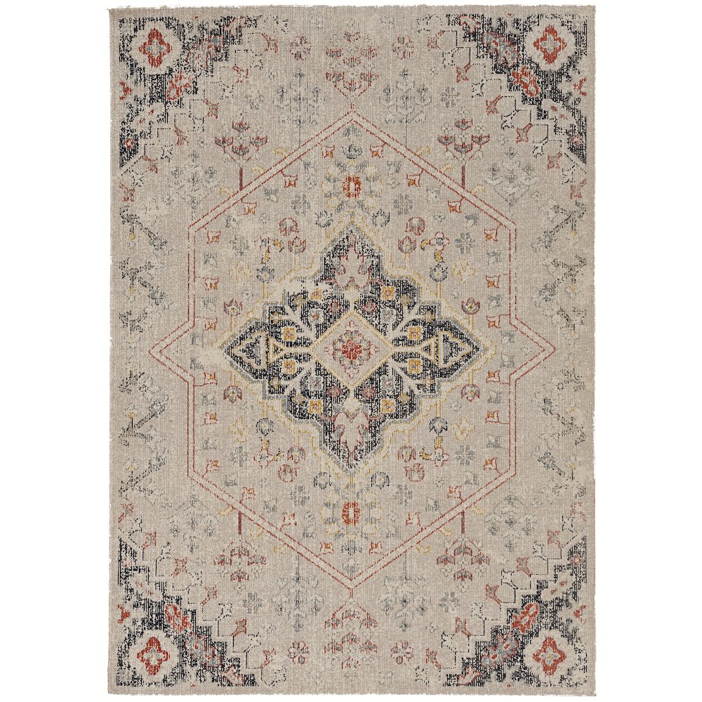 Great Zero Rollins Ivory & Navy 5x7.6, Rug