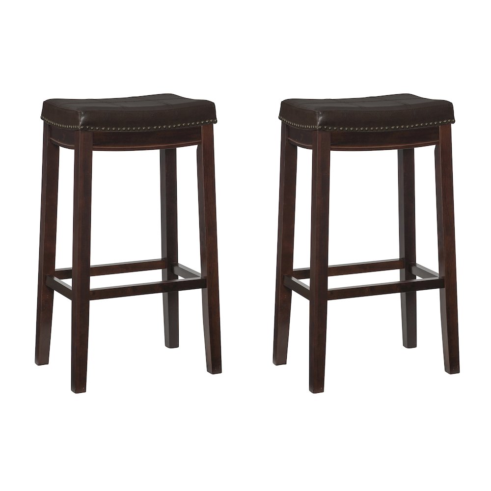 Claridge 2Pk Brown Bar Stool