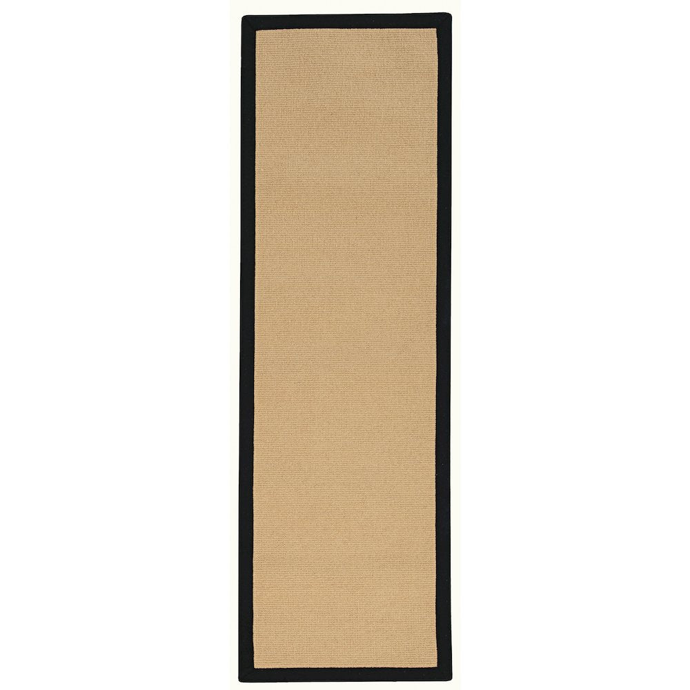 Athena Sisal & Black 2.6x8, Rug