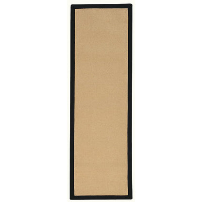 Athena Sisal & Black 2.6x8, Rug