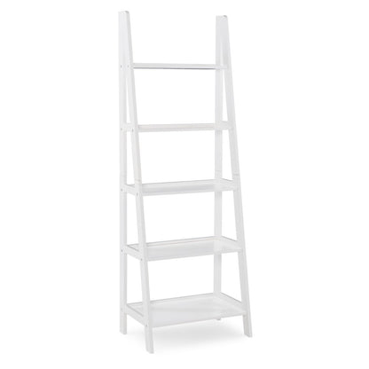 Acadia Ladder Bookshelf, White