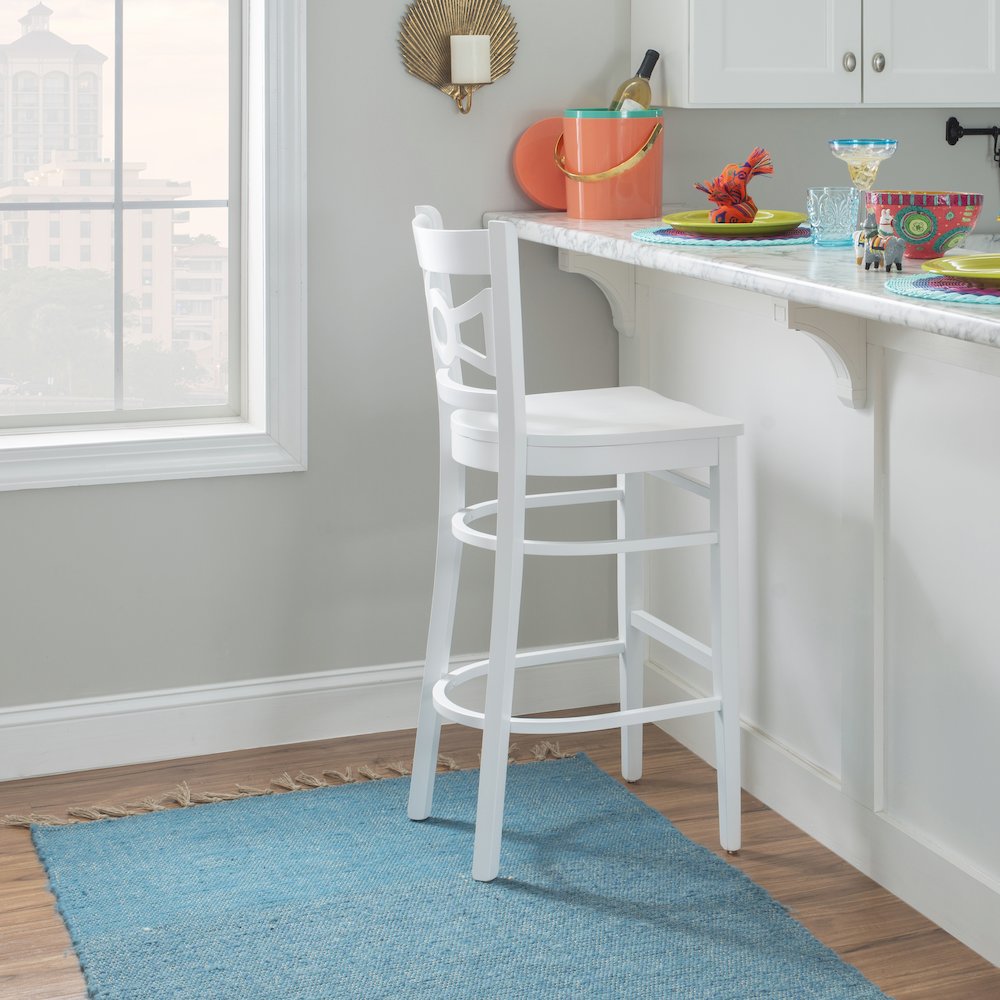 Teresa Barstool White Set Of 2