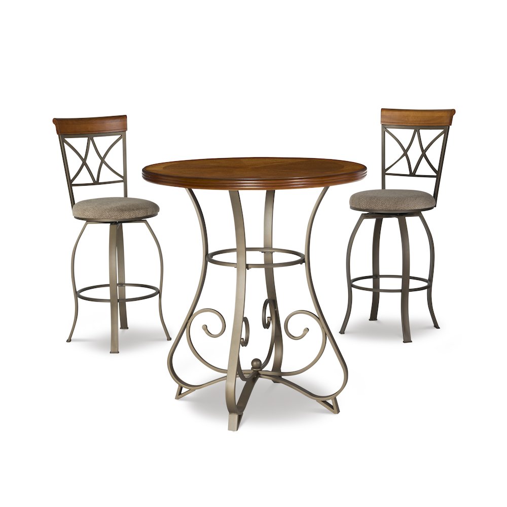Hamilton 3pc Swivel Pub Set