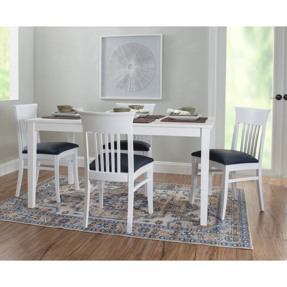 Jenny Upholstered  Chair White Set Of 2