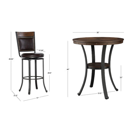 Franklin Pub Table 3 Piece