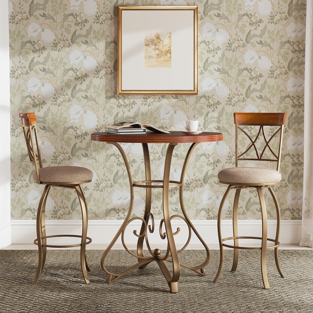 Hamilton 3pc Swivel Pub Set